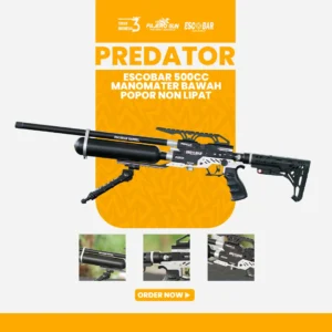 PCP PREDATOR ESCOBAR AIR RIFLE MANO BAWAH