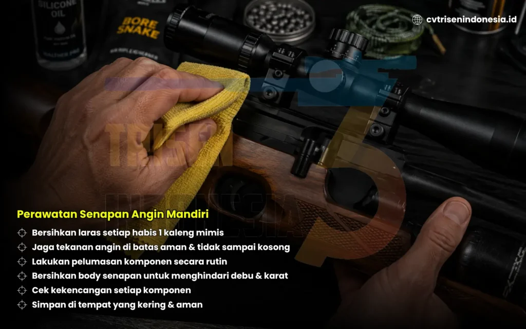 merawat senapan angin
